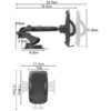 Yesido Windshield, Dashboard Mount - Image 4