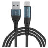 Yesido 3A TYPE-C Braided Nylon Tougnened Cable - 2M