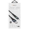 Yesido 3A TYPE-C Braided Nylon Tougnened Cable - 2M - Image 2
