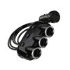 3 Port Vehicle Lighter Socket Charger with USB Ports - Image 2
