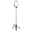 Tripod Selfie Stick with Fill Light - Black - Image 6