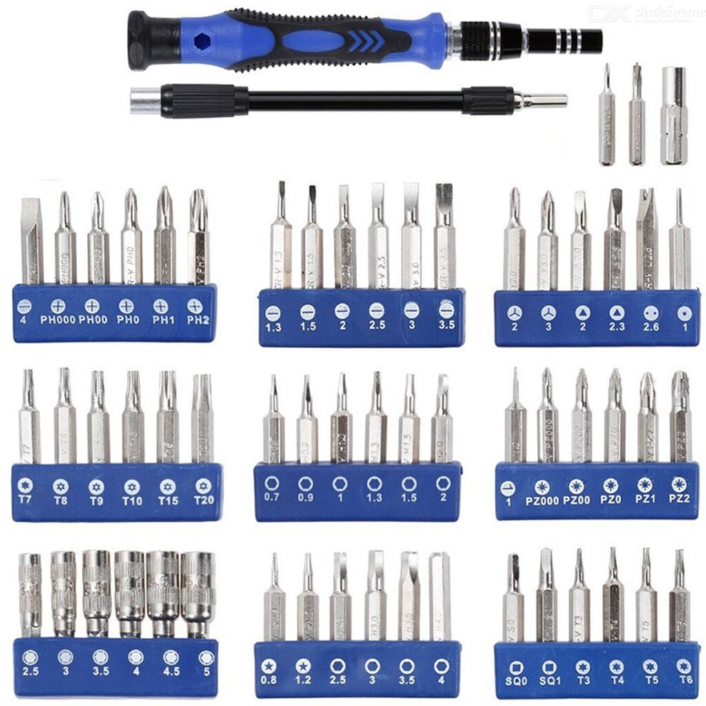 Pro Tools Set Pro Tool 81 Piece Precision Screwdriver Set for Cellphone,Tablet,Laptop ...