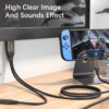 Yesido HM07 2 Meters 4K 60HZ Type-C To HDMI Video Cable & PD Fast Charging Audio Cable - Image 2
