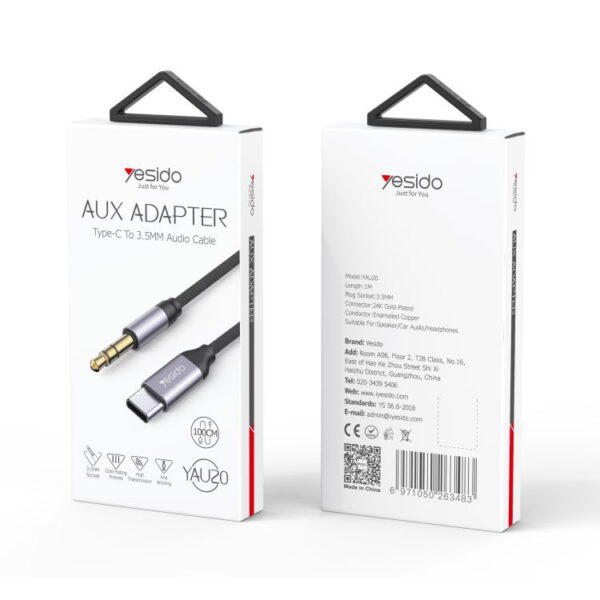 Yesido AUX to Type-C Cable - Image 3