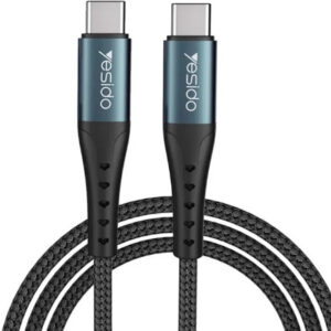 Yesido CA66  Type-C to Type-C Braided Alloy Charger and Data Cable:  1.2m