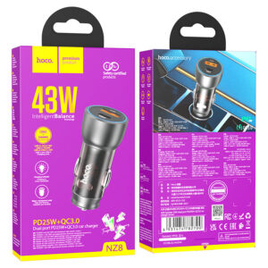 Hoco NZ8 Car Charger 43W