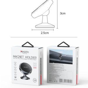 C215 360 Rotation Zinc Alloy Strong Magnetic Force Mini Paste Magnetic Suction Phone Holder