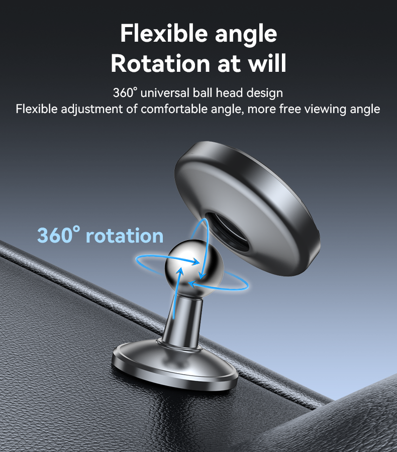 C215 360 Rotation Zinc Alloy Strong Magnetic Force Mini Paste Magnetic Suction Phone Holder - Image 4