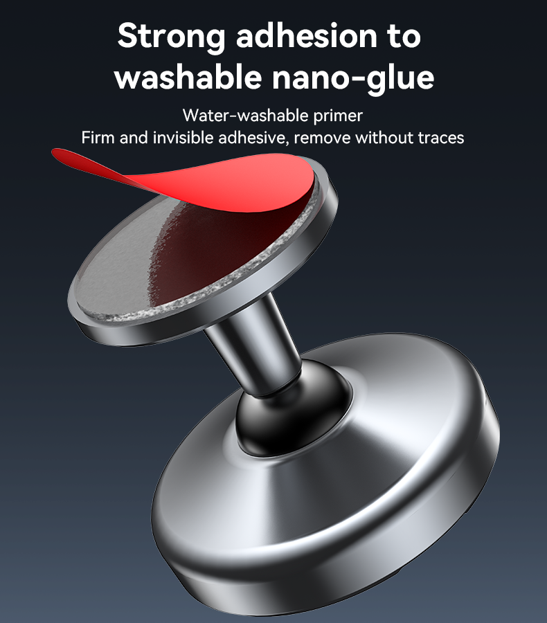 C215 360 Rotation Zinc Alloy Strong Magnetic Force Mini Paste Magnetic Suction Phone Holder - Image 5
