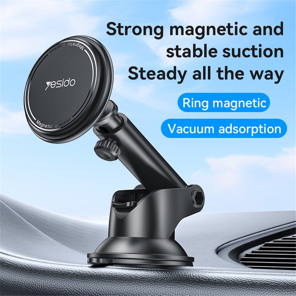 YESIDO C269 Magnetic Car Mount Holder Suction Cup Stand Bracket Extendable Arm - Image 2