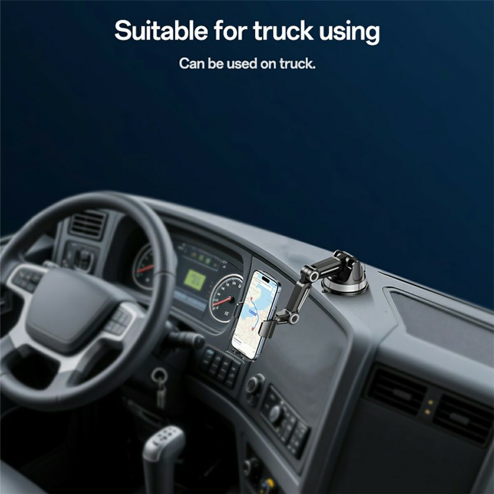 YESIDO C275 Car Dashboard Mount Suction Cup Base Truck Phone Holder Bracket for 4.7-7.2 Cellphones - Image 3