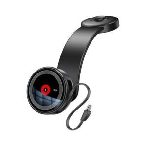 Yesido C314 360 Adjustable Aluminum Alloy Magnetic Wireless Charging Phone Holder With Retractable Cable