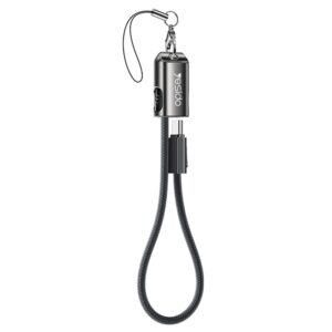 YESIDO CA177 20cm USB C to USB C Data Cable PD 60W Fast Charging Wire with Lanyard