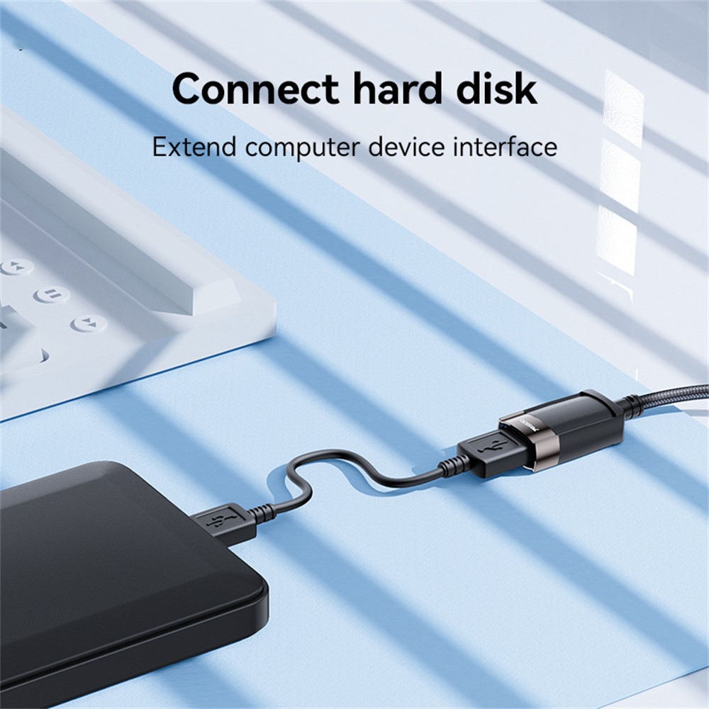 YESIDO GS26 1.5m USB 2.0 Extension Cable 480Mbps High Speed TPE Wire for Keyboard / Mouse / Printer - Image 7