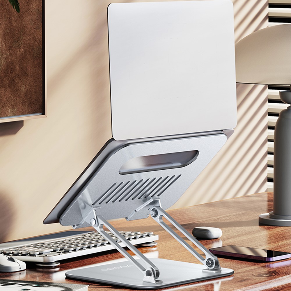 YESIDO LP05 Folding Portable Desktop Laptop Holder Multi-Angle Adjustable Aluminum Alloy Notebook Stand - Image 2