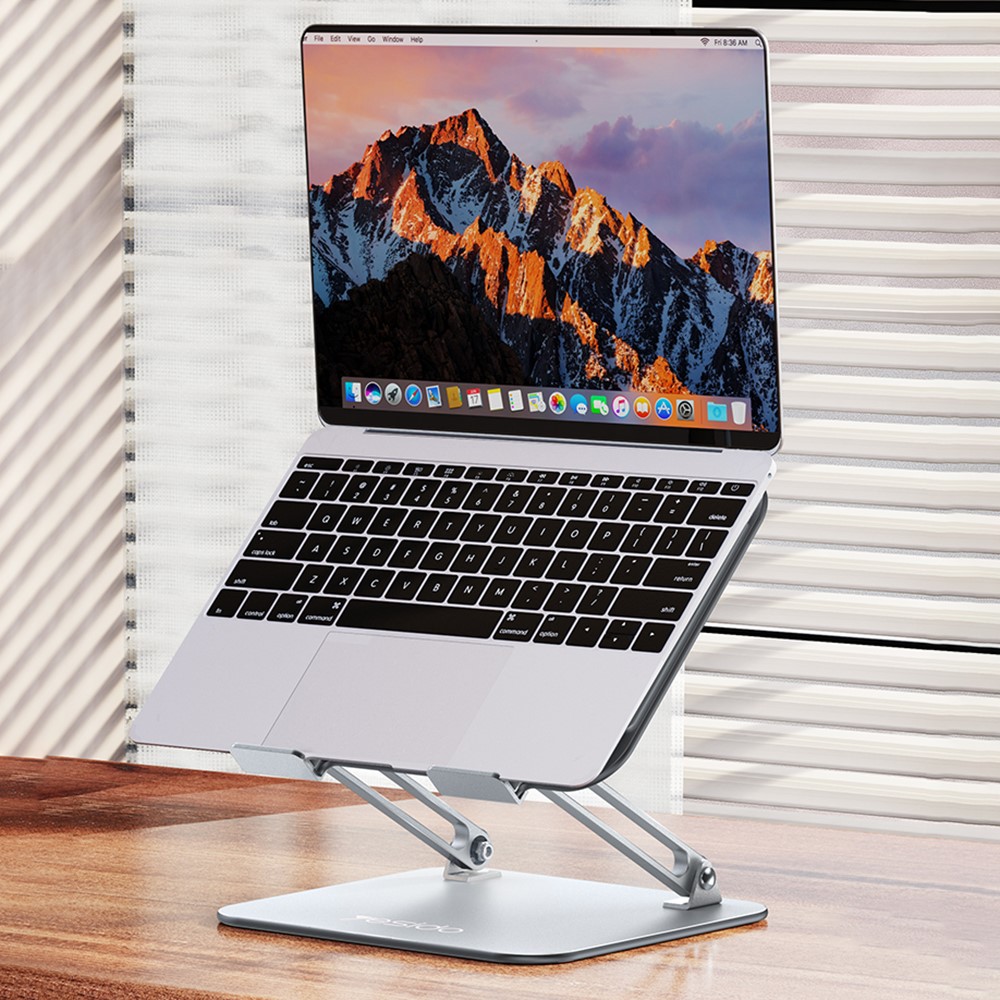 YESIDO LP05 Folding Portable Desktop Laptop Holder Multi-Angle Adjustable Aluminum Alloy Notebook Stand - Image 5