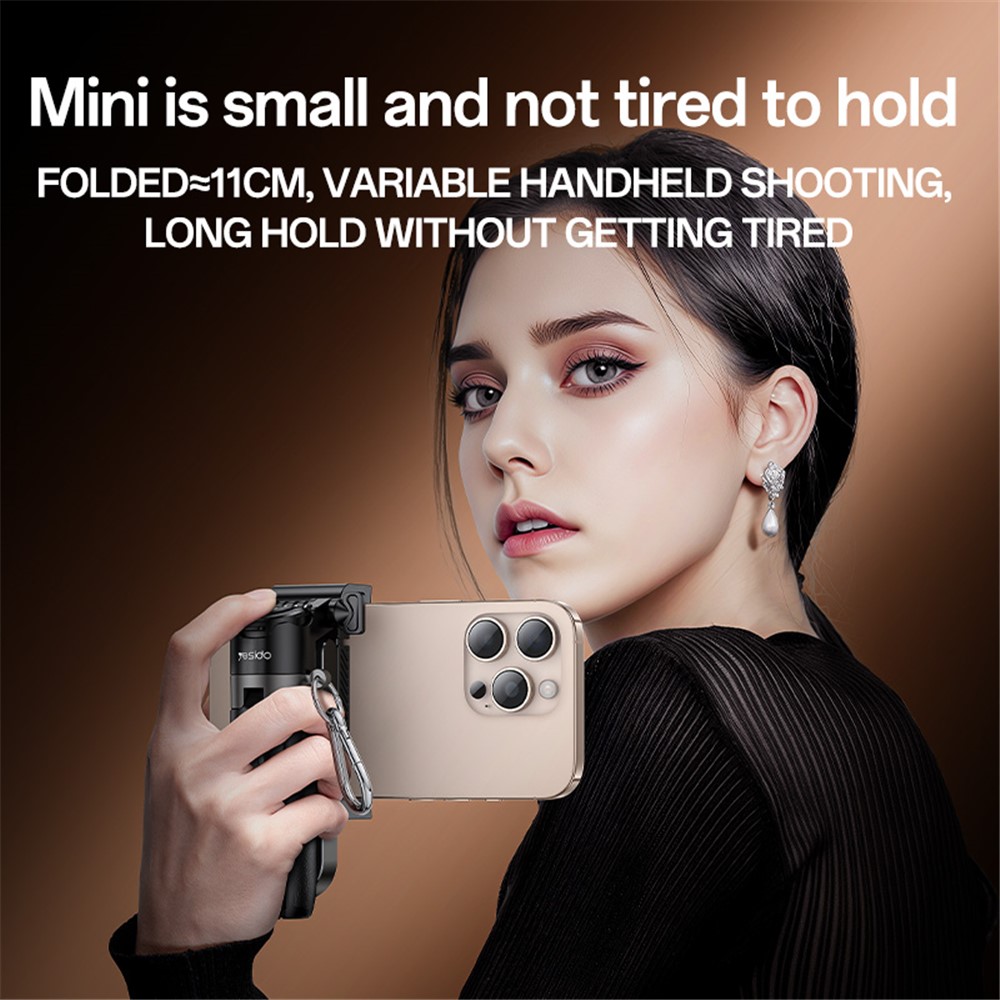 YESIDO SF29 For Android / iOS Mini Bluetooth-Compatible Selfie Stick Extendable Tripod with Remote Control - Image 4