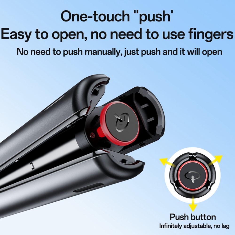 YESIDO SF30 Pop Up Tripod 1.7m Extendable Bluetooth-Compatible Selfie Stick with Remote Control - Image 6