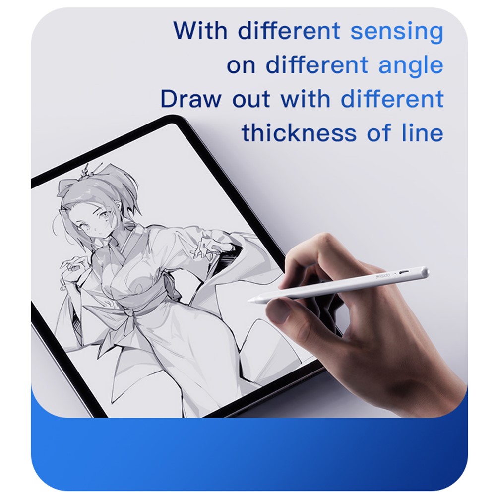 YESIDO ST10 110mAh Active Stylus Pen Aluminum Alloy Stylus Universal Compatible Dual System - Image 3