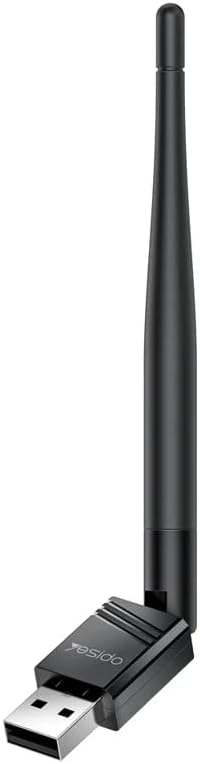 YESIDO WP11 2.4GHz 150Mbps High Speed WiFi4 Wireless Dongle USB Adapter with External Antenna - Image 4