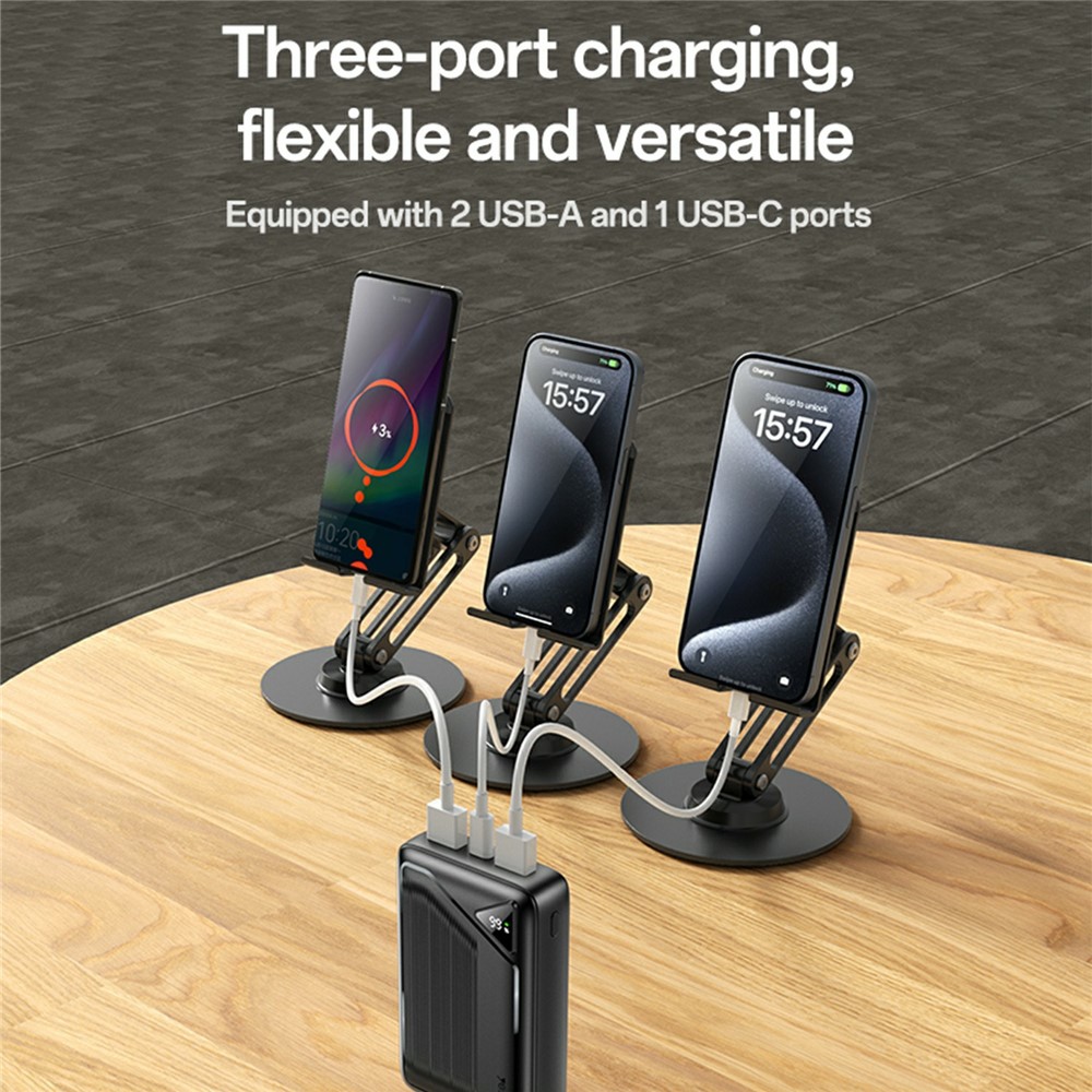 YESIDO YP83 20000mAh Power Bank Digital Display 22.5W Fast Charging Portable Charger - Image 3