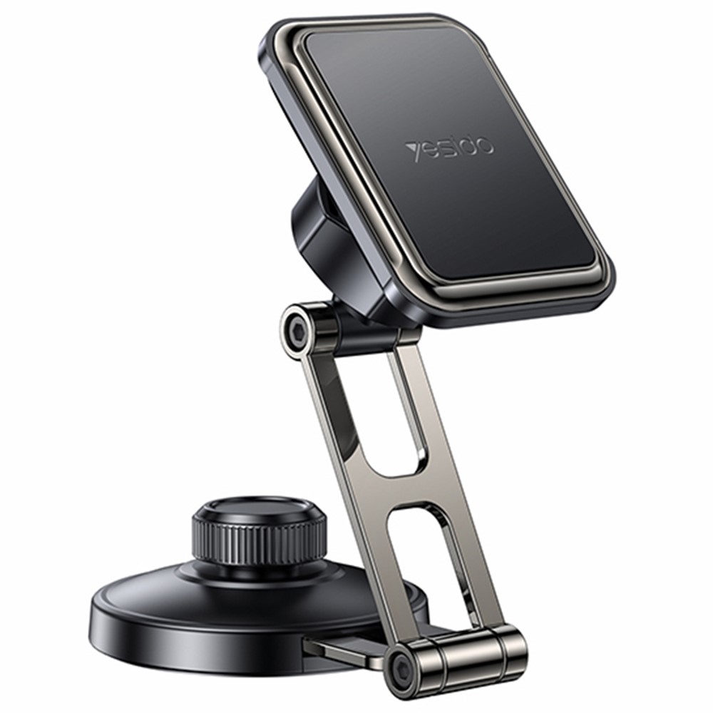 YESIDO C264 Dual Shaft Car Dashboard Monitor Mount Magnetic Phone Holder Adjustable Cellphone Stand
