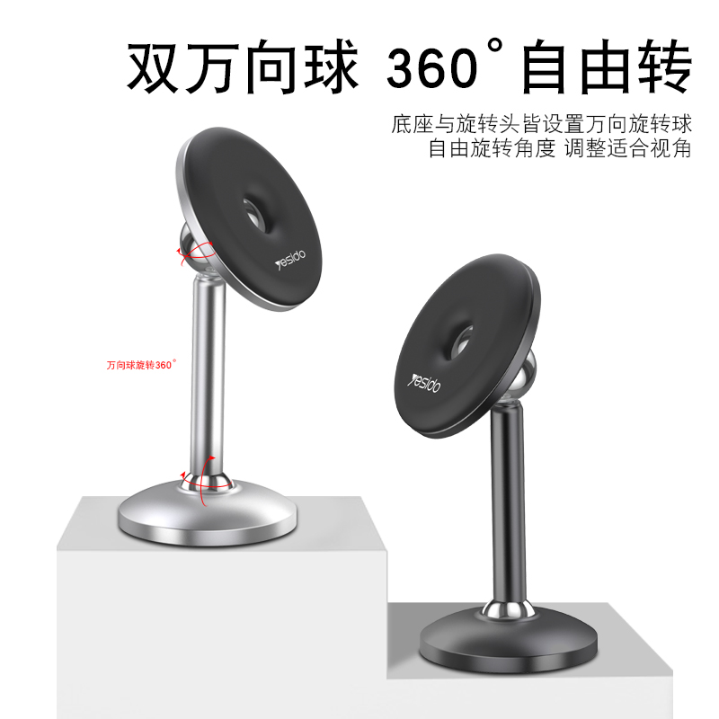Yesido C93 Magnetic Cellphone Car Mount - Image 2