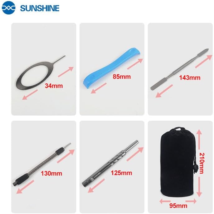 Sunshine 128-in-1 Precision Screwdriver Set For Cellphone, Tablet, Computer Repair - Image 3