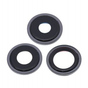 Apple iPhone 13 pro Camera Lens Glass with Frame - Black