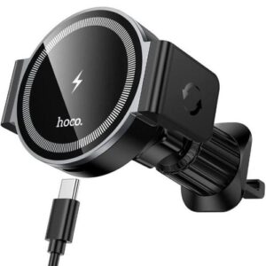 Hoco “HW35 Power” electric magnetic wireless fast charging car holder for air outlet