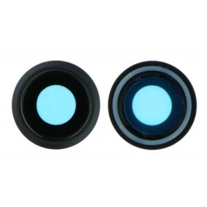 Apple iPhone SE Camera Lens Glass with Frame - Black