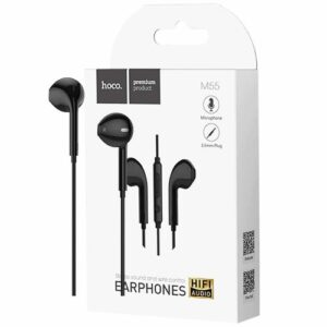 Hoco “M55 Memory sound wire control earphones with mic”