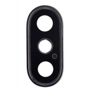 Apple iPhone XS Max Camera Lens Glass with Frame - Black