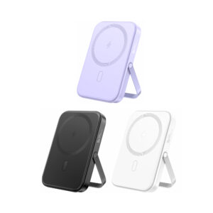 Foneng CX102 5000mAh Magnetic Wireless Power Bank (15W) -Purple