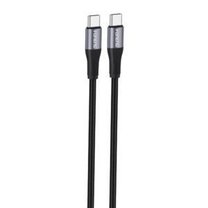 Foneng X112 1M Metal Head Braided Cable Micro USB to USB-A