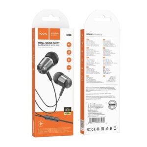 Hoco “M108 Spring metal universal earphones with mic”
