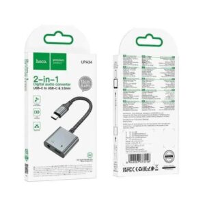 Hoco UPA34 digital audio converter Type-C to Type-C+3.5