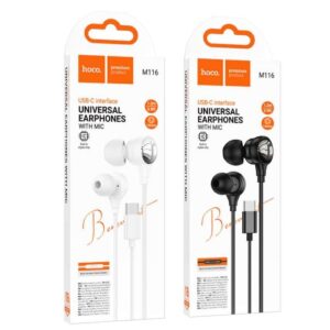Hoco “M116 Benevolent” Lightning Jack digital earphones with microphone