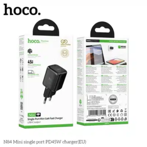 HOCO N84 Mini single port pd45w charger set(C to C)(eu)