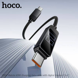 HOCO U154 Matrix 60w charging data cable with digital display C to C u154 C to C