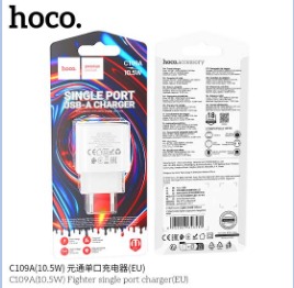 HOCO C109A (10.5W) Fighter single port charger(EU)