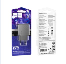 HOCO CS25A Rico PD20W+QC3.0 charger(EU)