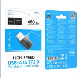 HOCO HB53 USB mini TF card reader 2.0