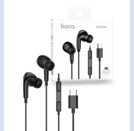 HOCO M101 Crystal joy Type-C wire-controlled digital earphones with microphone