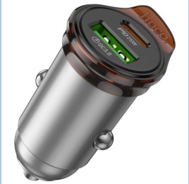 HOCO NZ16A Rigorous 43W dual port PD25W+QC3.0 car charger