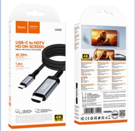 HOCO UA43 Type-C to HDTV HD screen mirroring cable