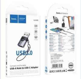 HOCO UA46B Victory USB male to Type-C female adapter
