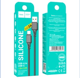 HOCO X101 Assistant silicone charging data cable Type-C