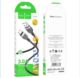 HOCO X109 Energy silicone charging data cable Type-C(L=1M)