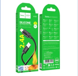 HOCO X122 Benefit PD27W silicone charging data cable iP (packaged)
